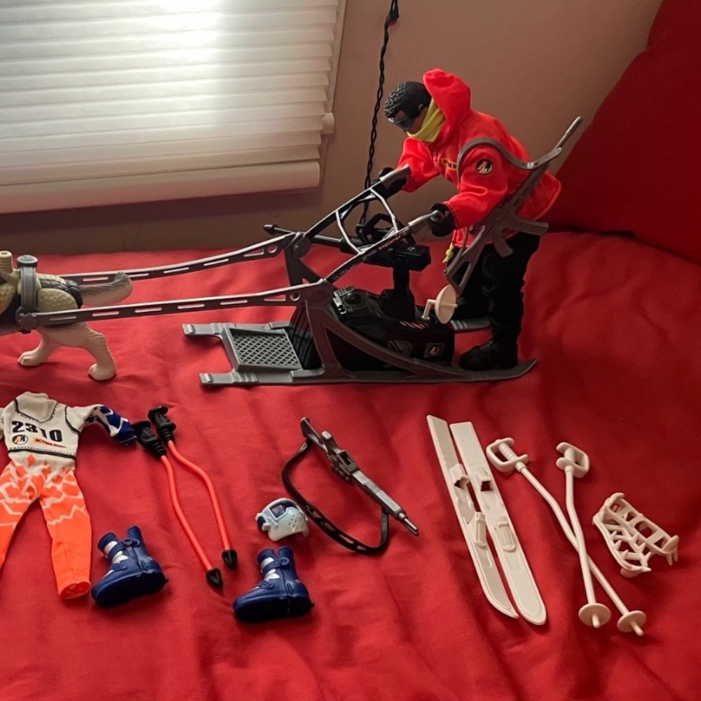 1997-99 Vintage Action Man Polar Mission with sound + Arctic Kit + Ski Extreme